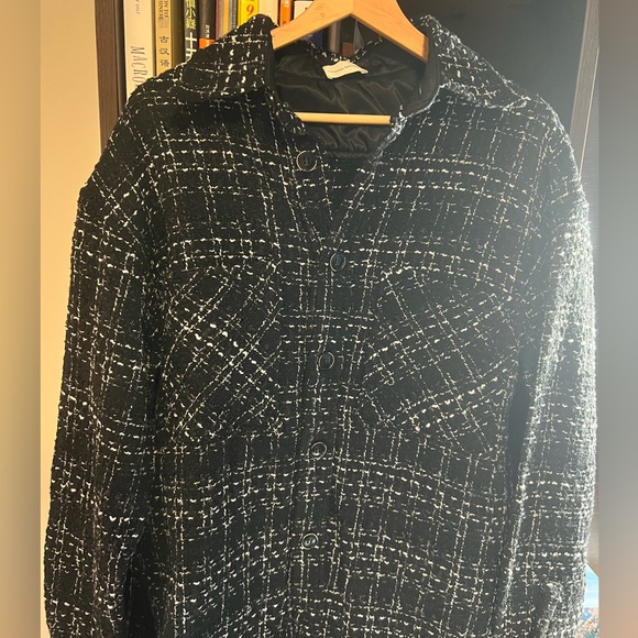 Loose casual plaid shirt with small fragrance - Picture 3 of 6